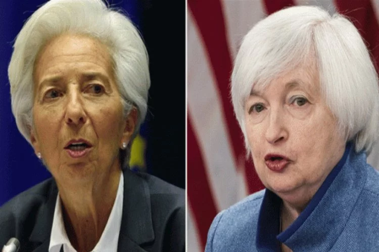 Yellen ile Lagarde ekonomiyi görüştü