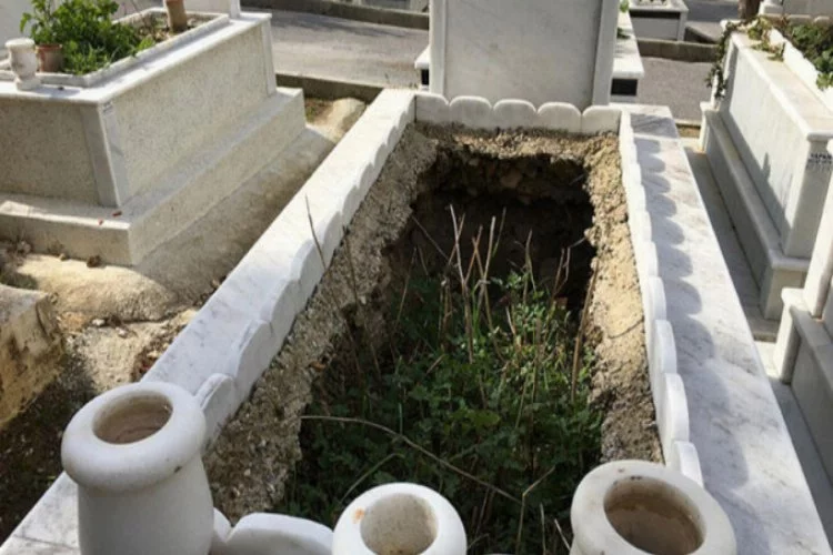 Yer: İzmir! Mezarlıkta tedirgin eden görüntü