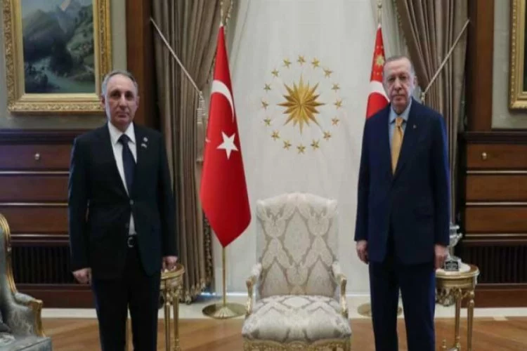 Erdoğan, Azerbaycan Cumhuriyeti Başsavcısı Aliyev'i kabul etti