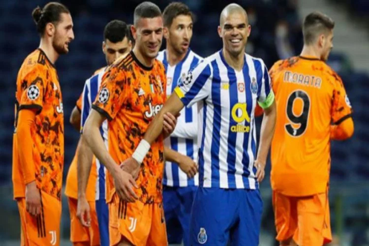 Porto-Juventus maçında Pepe, Merih Demiral'a yumruk atmaya kalktı