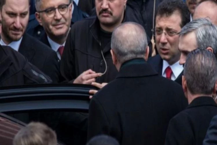 Topbaş'ın cenazesinde Erdoğan ile görüşen İmamoğlu, talebini belirtti