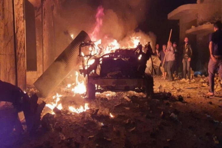 Suriye'nin Azez ilçesinde terör saldırısı: Siviller yaralandı
