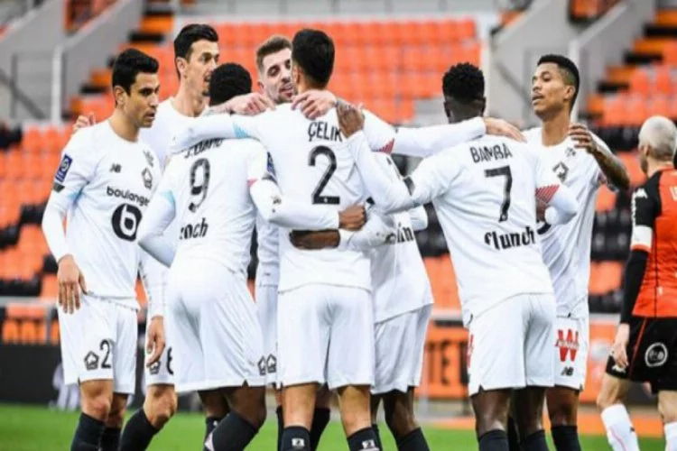 Lille, Lorient'i deplasmanda 4-1 mağlup etti