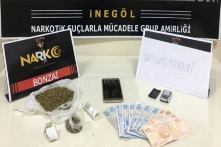 Bursa'da uyuşturucu şüphelisi gözaltına alındı