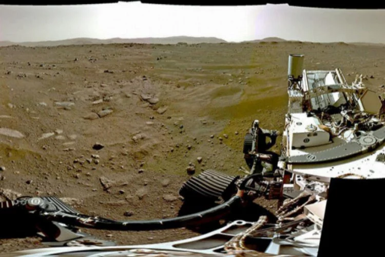 NASA Mars'a inişi paylaştı