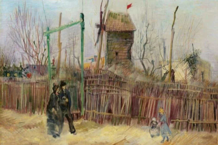 Van Gogh'un 'Scene de rue a Montmartre'si ilk kez açık artırmada!
