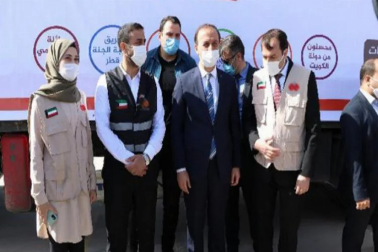 Şanlıurfa'dan Suriye'ye 28 TIR yardım gönderildi