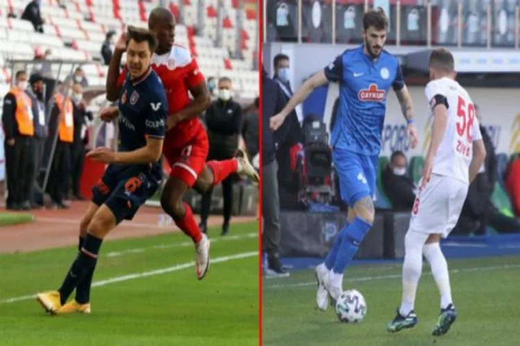 Süper Lig'deki iki maçta golsüz beraberlik!