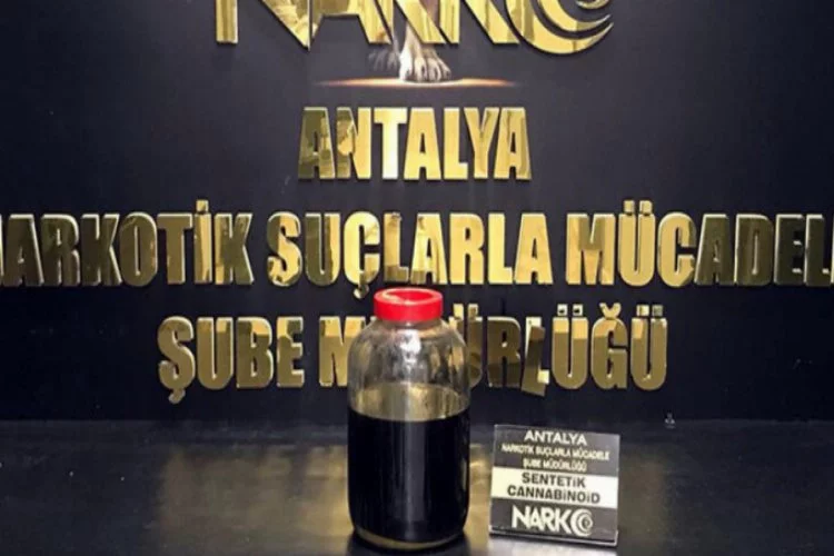 Antalya'da 500 bin kullanımlık uyuşturucu madde ele geçirildi