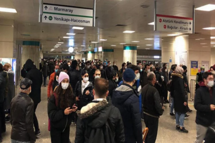 İstanbul'da metro seferlerini durduran olayın nedeni belli oldu
