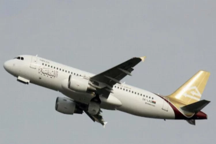 Libya uçağı, kısıtlamanın ardından ilk inişini yaptı