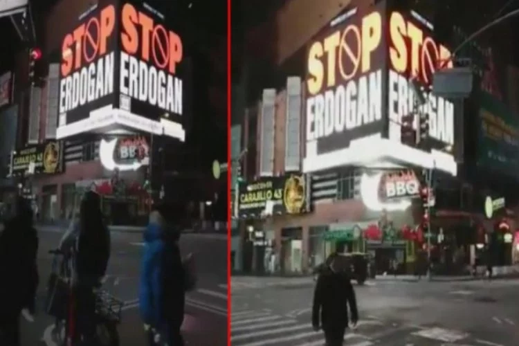 New York'taki 'Stop Erdoğan' ilanına soruşturma