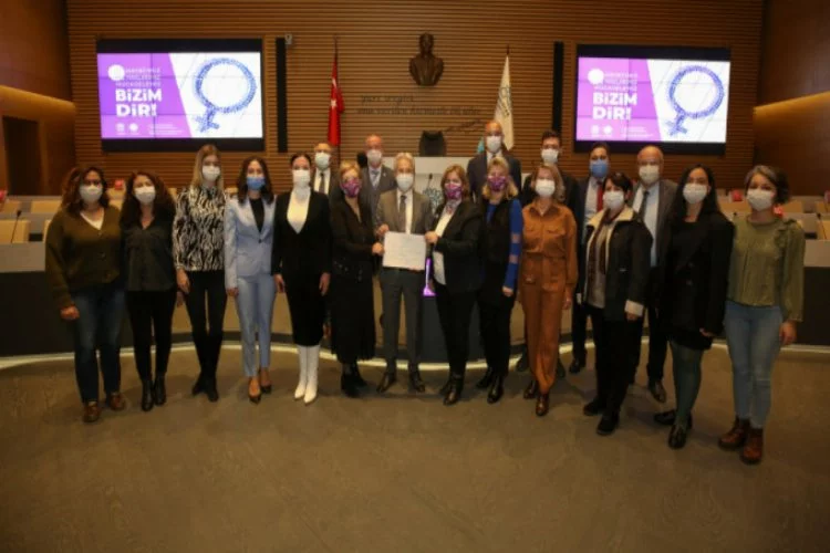Bursa Nilüfer Belediyesi "Avrupa Yerel Yaşamda Kadın Erkek Eşitliği Şartı"nı imzaladı
