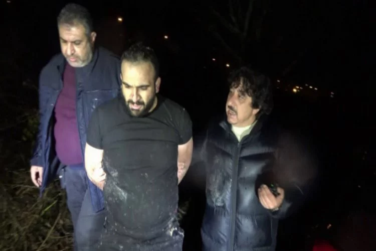 Bursa'da polisten kaçan hırsızlık şüphelisi, tarlada yakalandı!