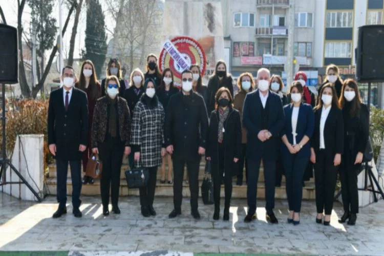 Bursa Mustafakemalpaşa'da 8 Mart Dünya Kadınlar Günü kutlandı