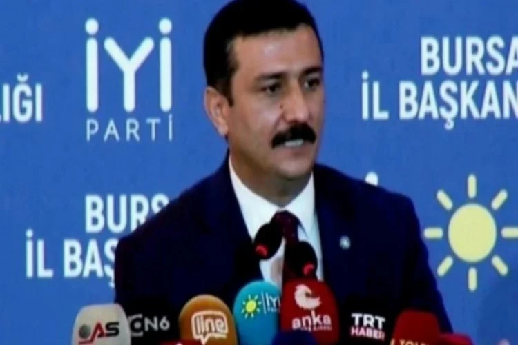 İYİ Parti Bursa İl Başkanı Türkoğlu'ndan da İmamoğlu'na tepki