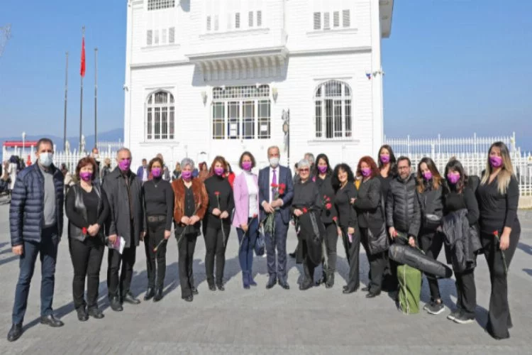Bursa Mudanyalı kadınlar şiddete karşı tek ses oldu
