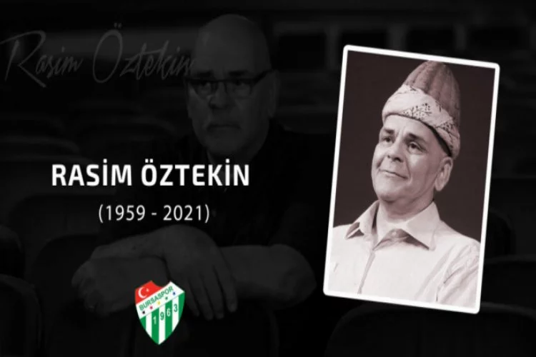 Bursaspor'dan Rasim Öztekin için başsağlığı mesajı