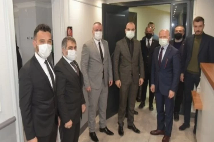 AK Parti Bursa İl Başkanı Davut Gürkan'dan MHP ziyareti
