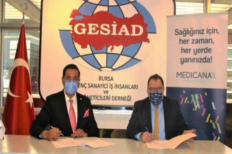 Bursa'da GESİAD ile Medicana arasında işbirliği protokolü
