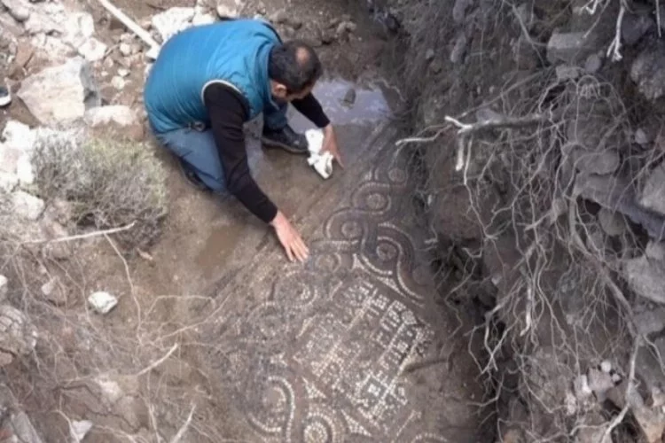 1500 yıllık mozaik bulundu! 'Ulaşılması çok zor bir bölge'