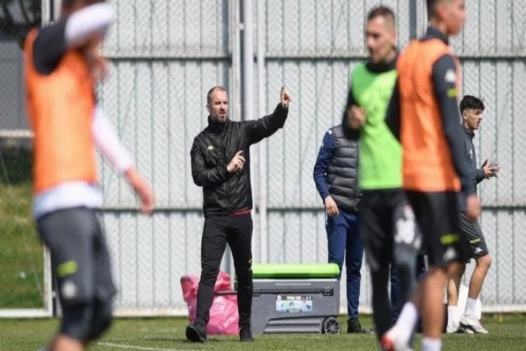 Bursaspor'da Altay maçının taktik antrenmanı yapıldı