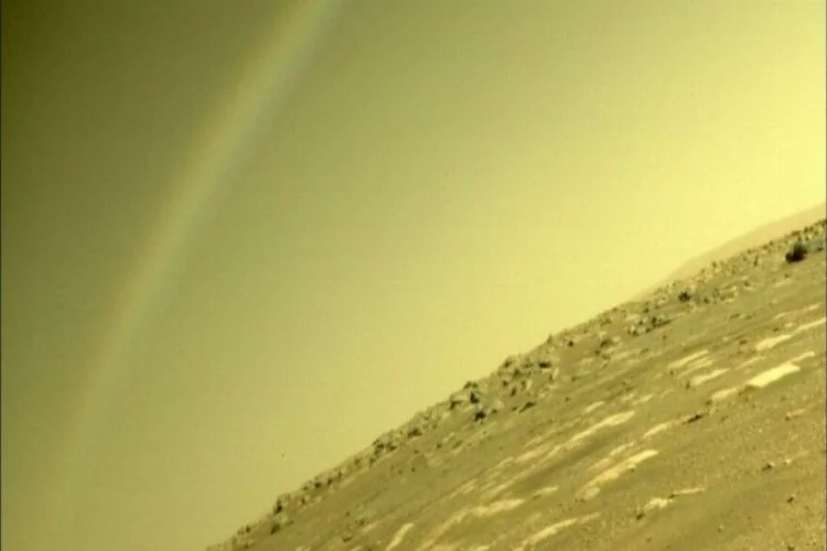 NASA: Mars'ta gökkuşağı oluşması mümkün değil