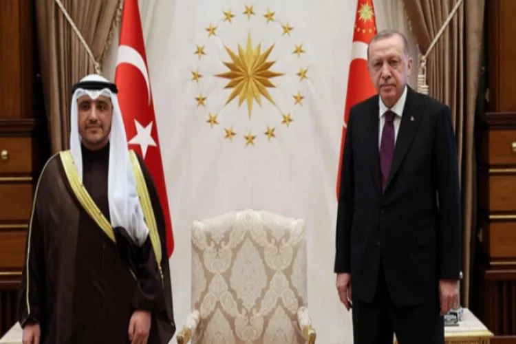 Erdoğan, Kuveyt Dışişleri Bakanı El-Sabah'ı kabul etti
