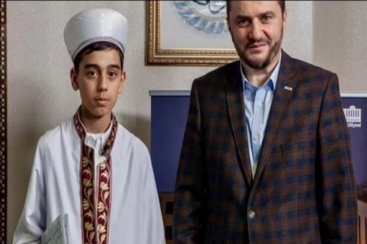 12 yaşındaki Muhammed, Kur'an-ı Kerim'in tek seferde okudu
