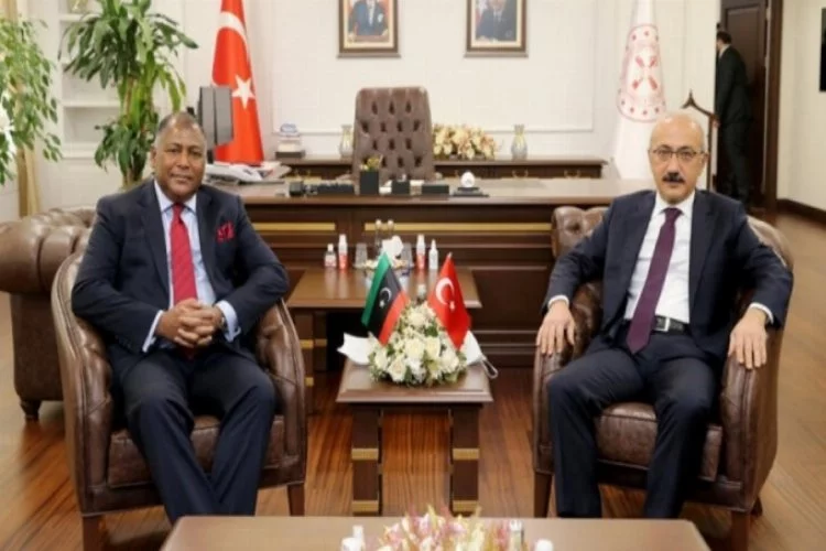 Hazine ve Maliye Bakanı Elvan, Libyalı mevkidaşı ile görüştü