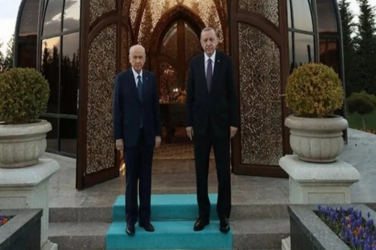 Erdoğan ve Bahçeli iftarda bir araya geldi