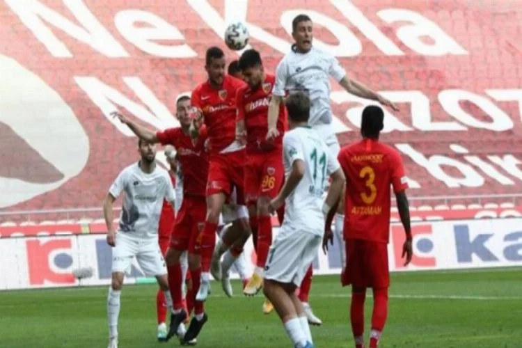 Konyaspor ile Kayserispor maçından gol sesi çıkmadı