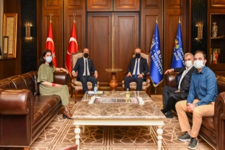 TSYD Bursa Şubesi'nden Başkan Alinur Aktaş'a ziyaret
