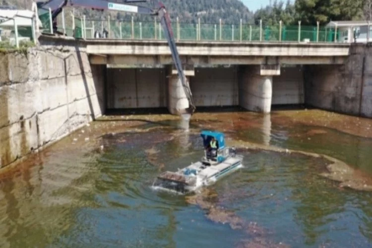 Bursa Doğancı Barajı'nda hummalı temizlik