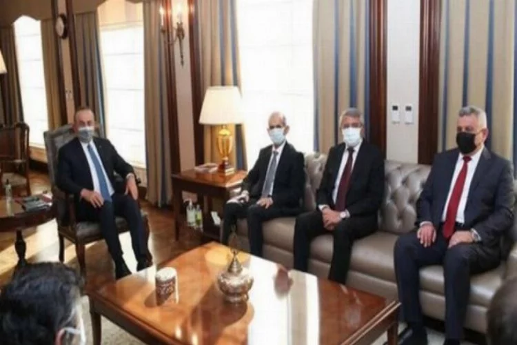 Bakan Çavuşoğlu, &#8203;Irak Türkmen Cephesi Başkanı ile görüştü