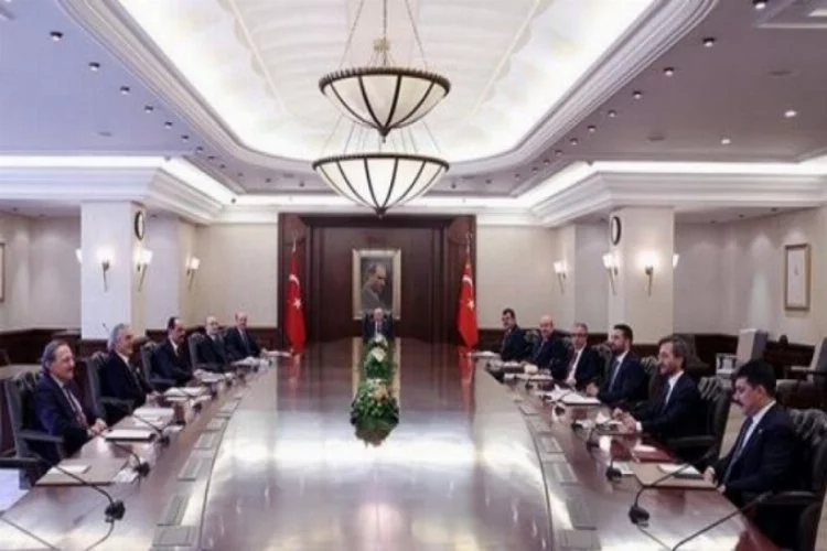 Cumhurbaşkanı Erdoğan, Cumhurbaşkanlığı Politika Kurulu Başkanvekillerini kabul etti