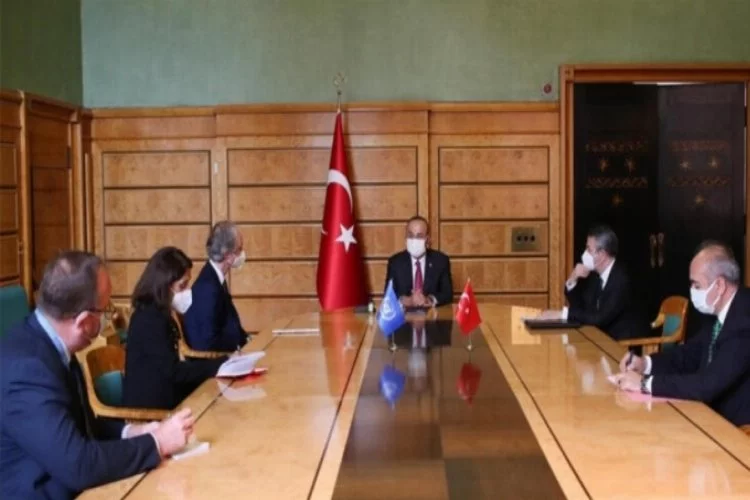Çavuşoğlu, BM Suriye Özel Temsilcisi Pedersen ile görüştü