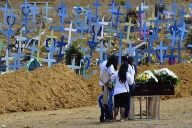 Brezilya'da son 24 saatte Kovid-19 nedeniyle 3 bin 163 kişi hayatını kaybetti