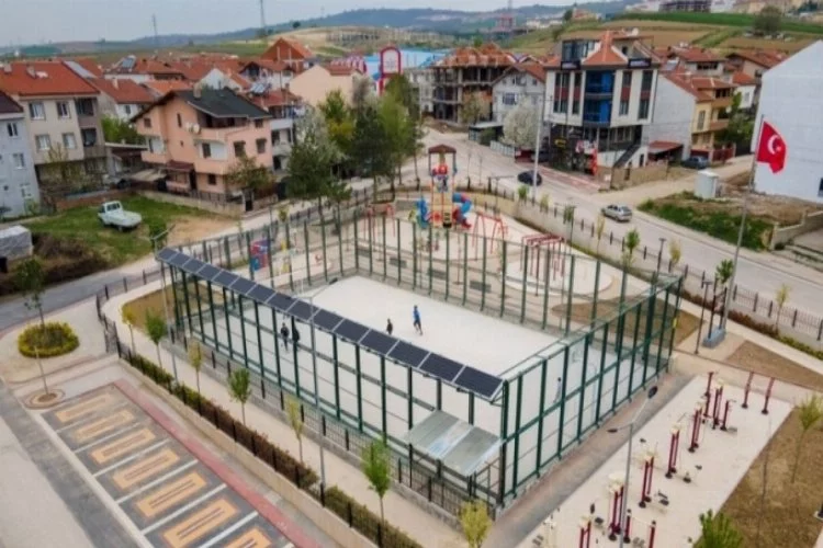 Bursa'da kendi elektriğini üreten park hizmete girmek için gün sayıyor