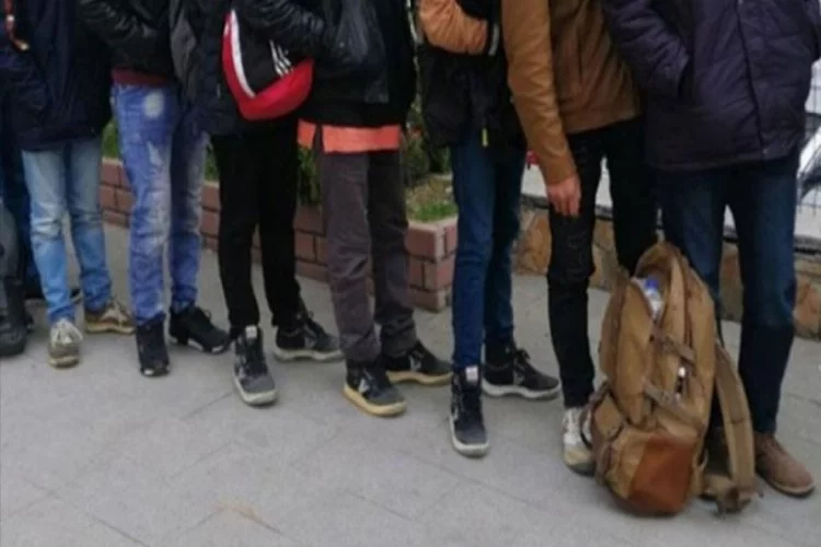 Bitlis'te 9 düzensiz göçmen yakalandı