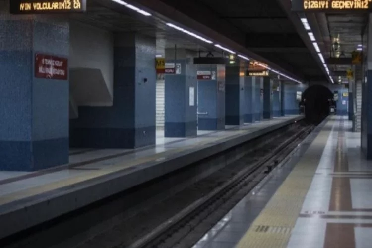 Metro ve Ankaray'da 'tam kapanma' düzenlemesi
