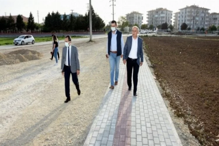 Bursa Yenişehir'de kapanma döneminde yol çalışmaları hızlandı