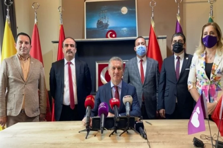 Türkiye Değişim Partisi Genel Başkanı Mustafa Sarıgül Bursa'da