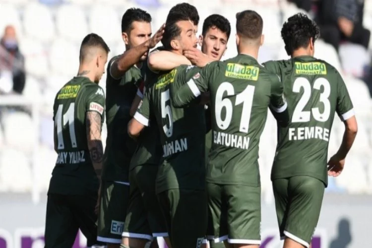 Bursaspor'da ligin son maçında 5 eksik