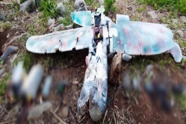 PKK'nın maket uçağı vurularak düşürüldü