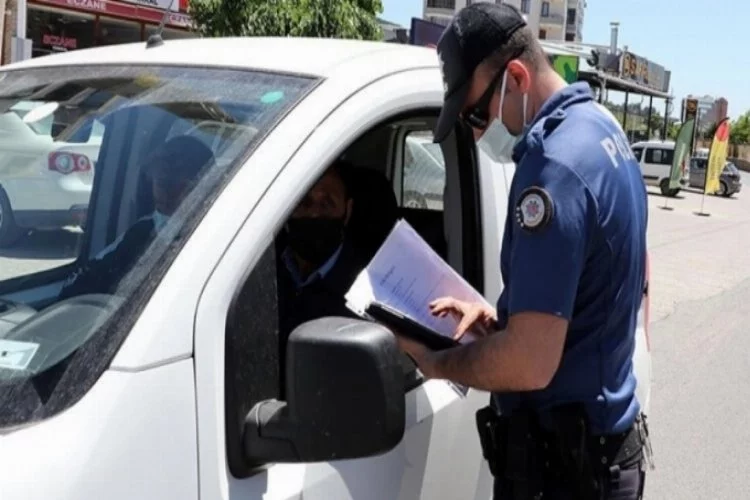 Keşan'da sürücüler denetlendi, 'e-Devlet izin belgesi' hatırlatıldı