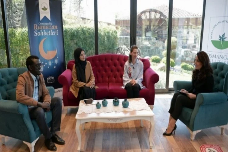 Misafir öğrenciler ile Bursa'da Ramazan Sohbetleri