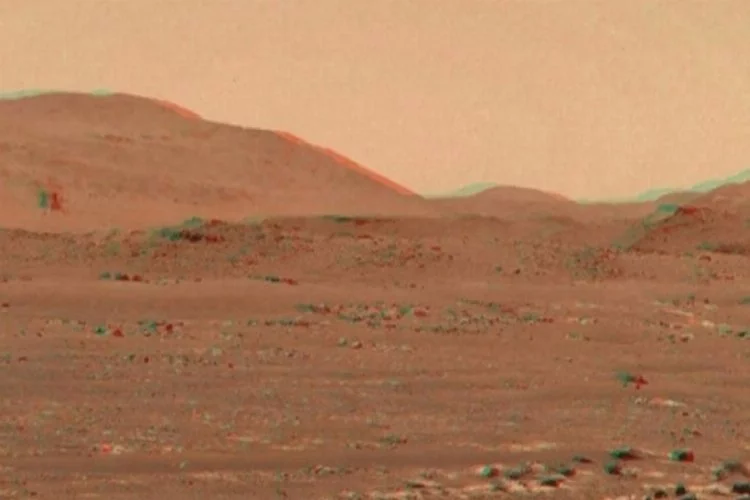 Mars'ta inanılmaz görüntü! Videosu yayınlandı