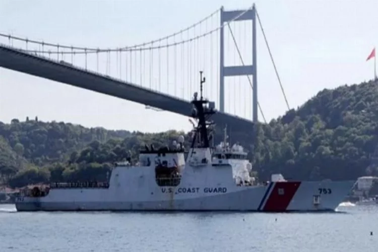 ABD Sahil Güvenlik Gemisi, Karadeniz'den ayrıldı