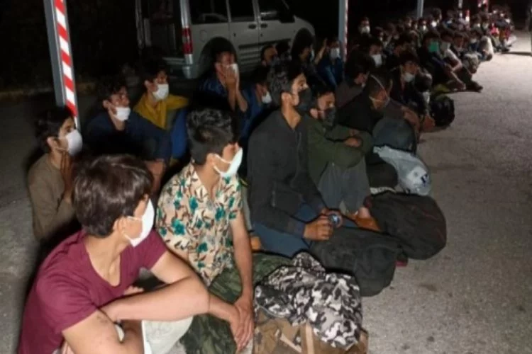 Ülkeye yasa dışı yollarla giren 66 düzensiz göçmen yakalandı